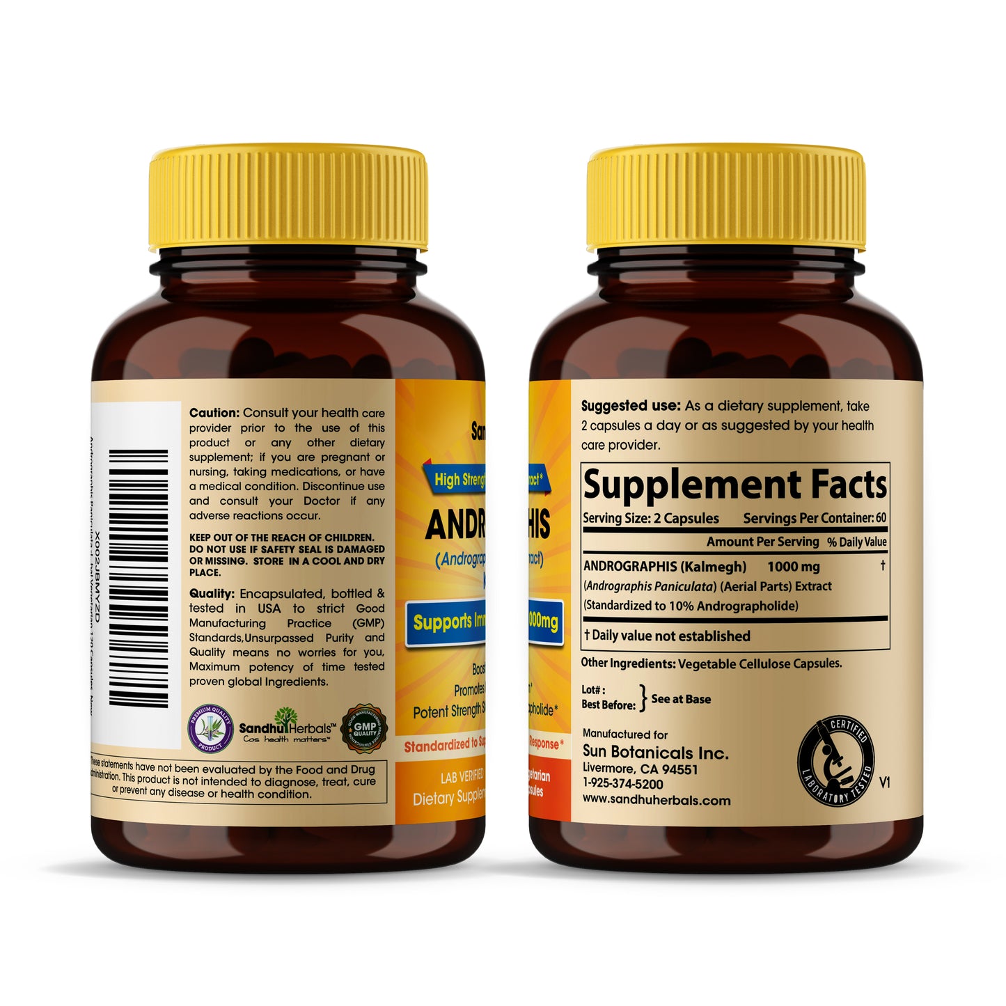 Andrographis Capsules 120 Ct