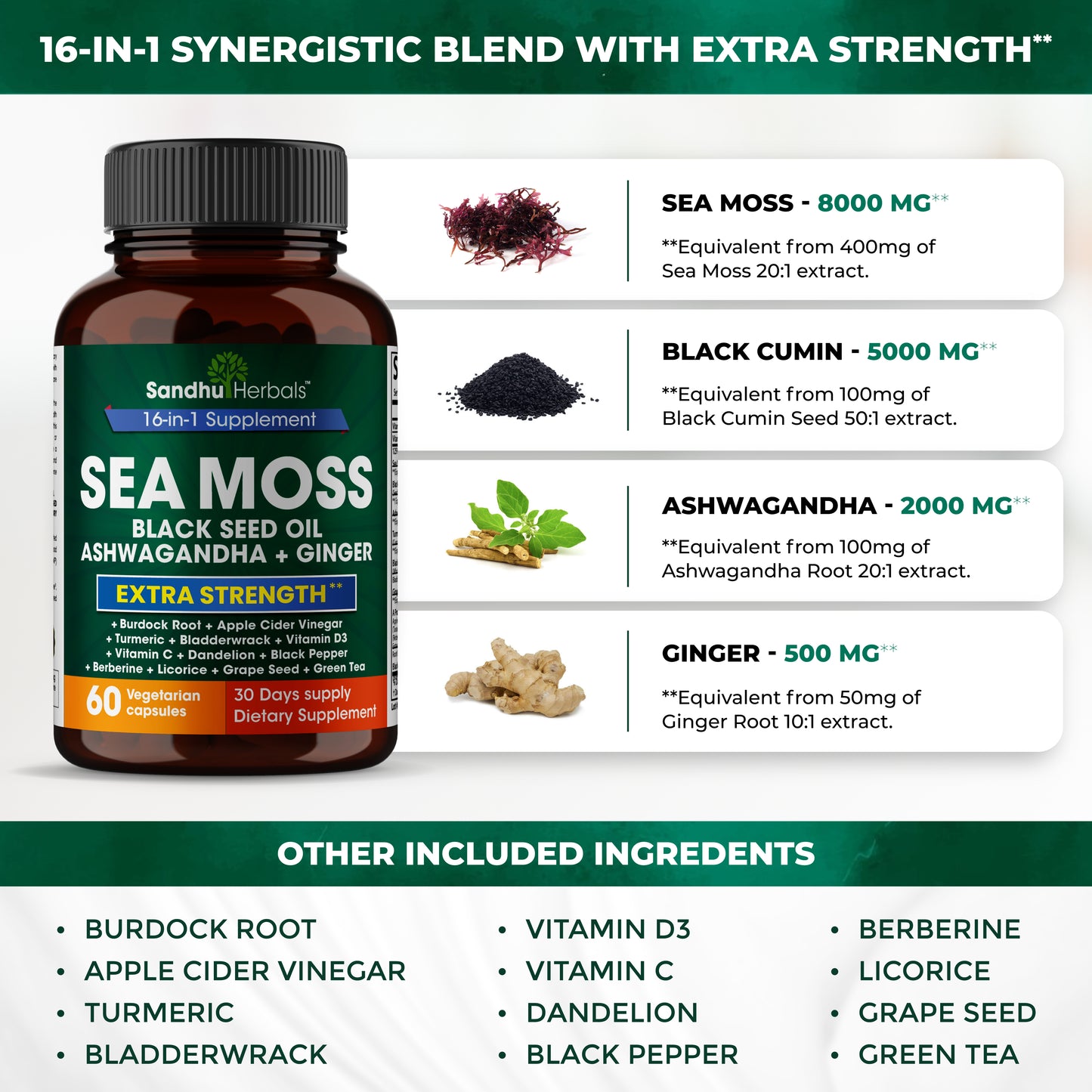 Sea Moss Capsules 60 Ct