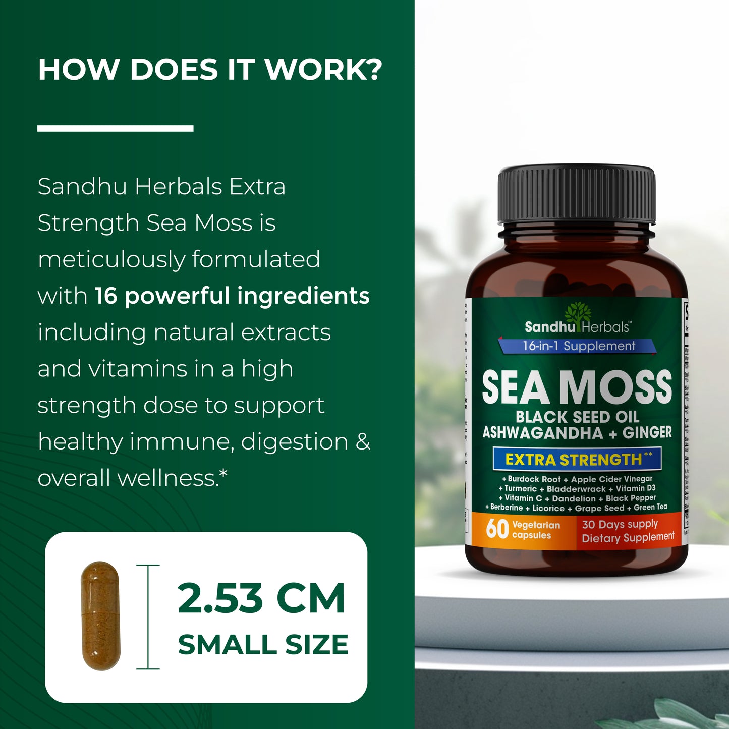 Sea Moss Capsules 60 Ct