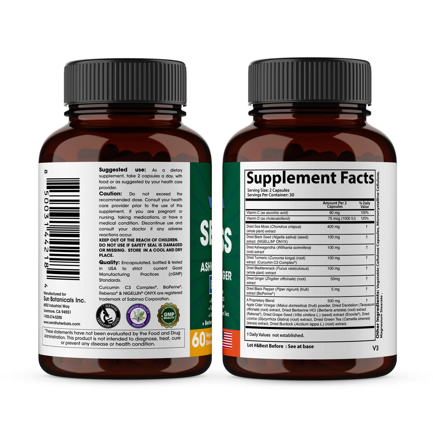 Sea Moss Capsules 60 Ct