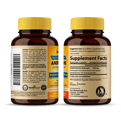 Andrographis Capsules 120 Ct