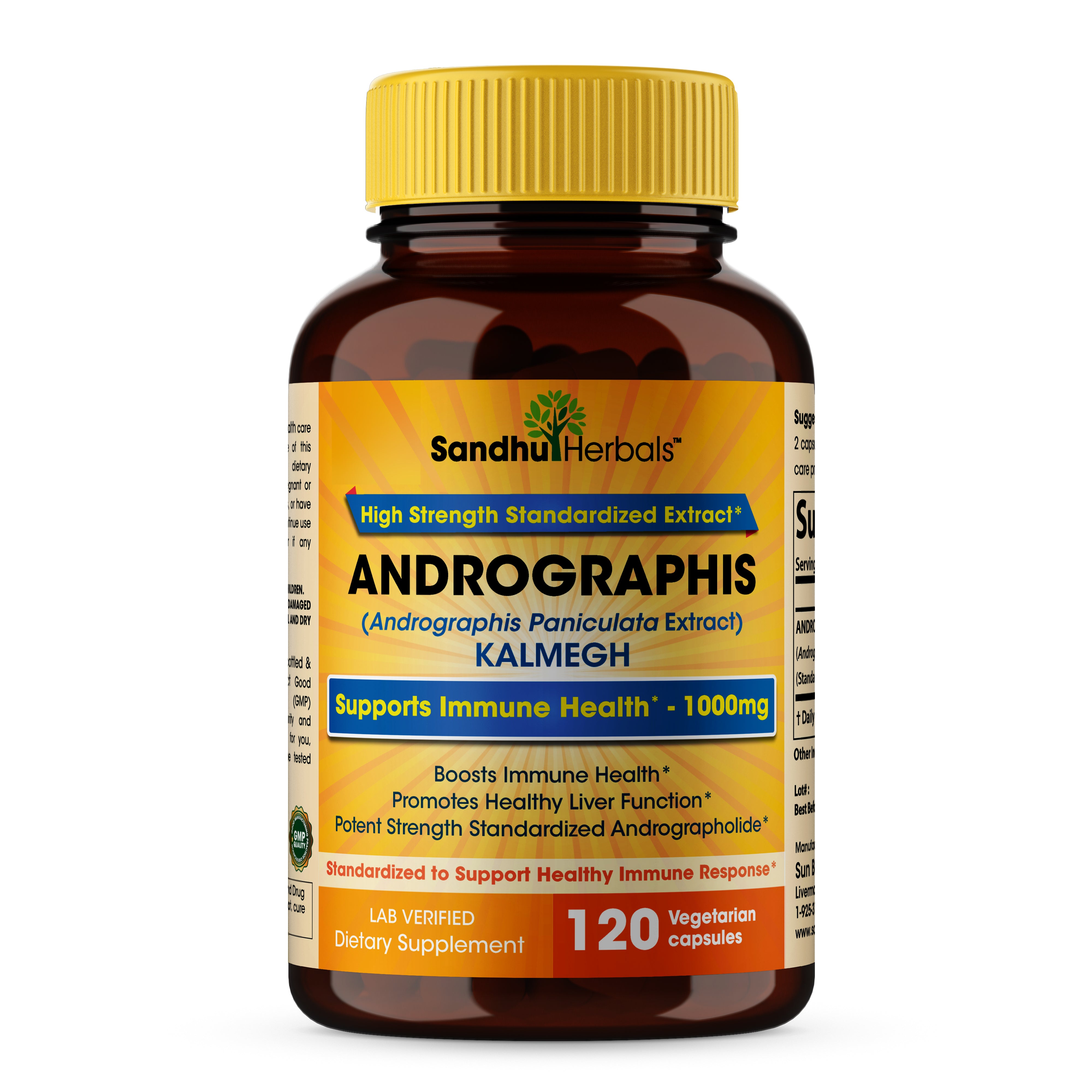 Andrographis Capsules 120 Ct – sandhuherbals