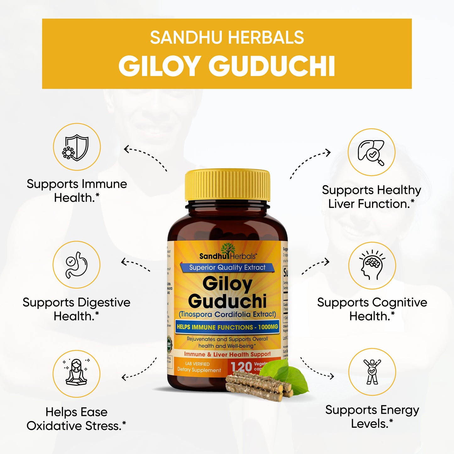Giloy Guduchi Capsules 120 Ct