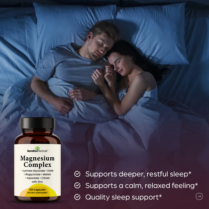 Magnesium Complex with Zinc Capsules 120Ct