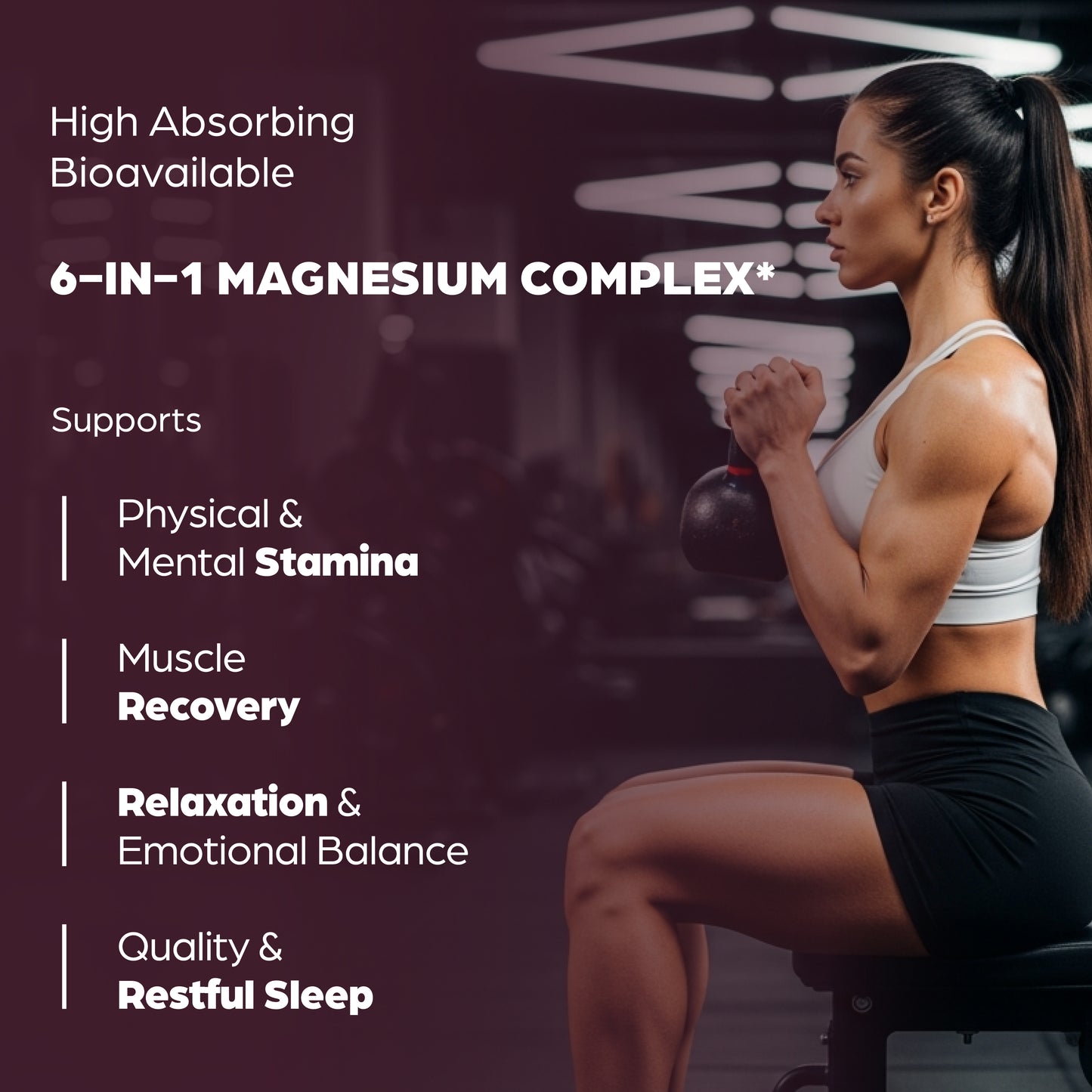 Magnesium Complex with Zinc Capsules 120Ct