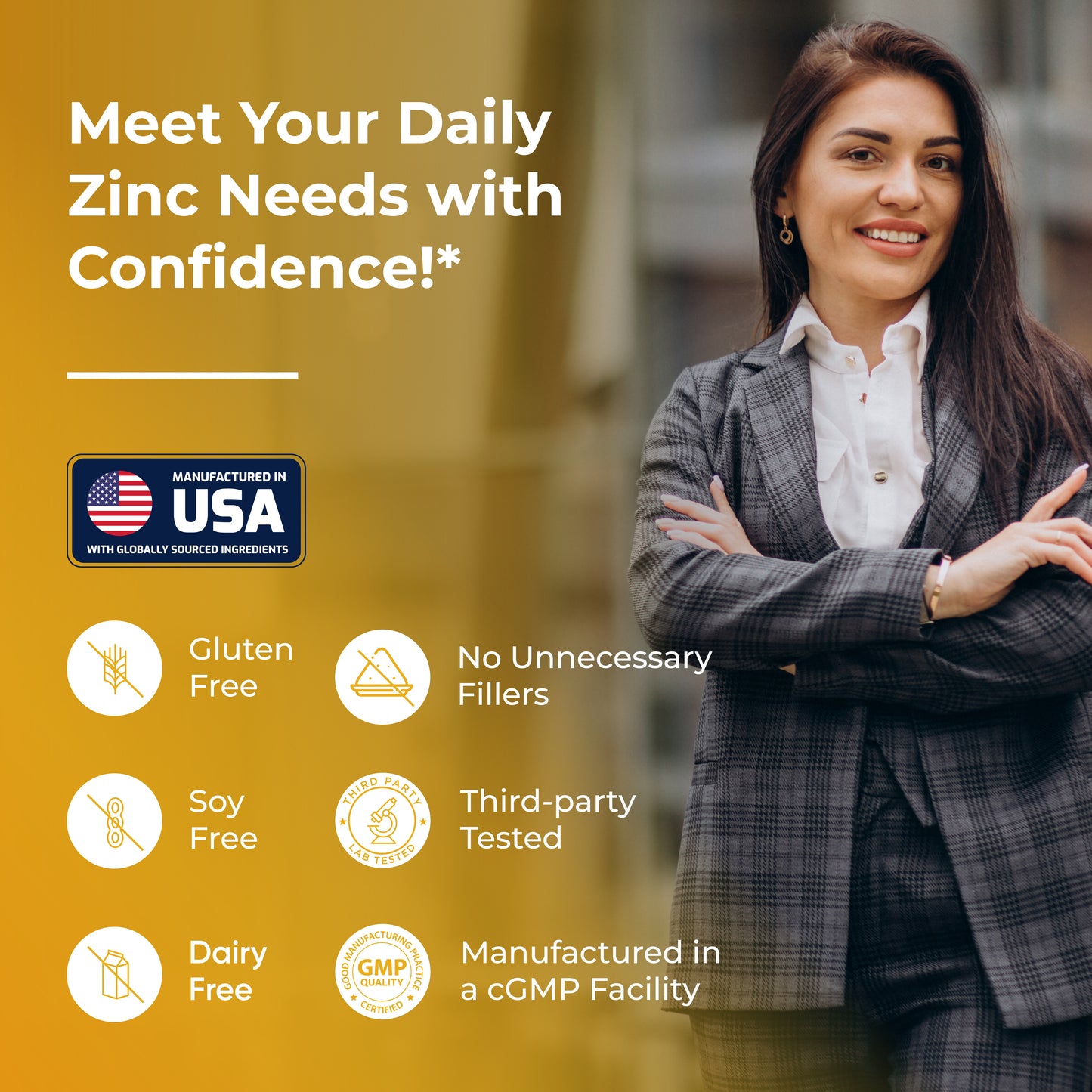 Zinc 30 mg Capsules 120 Ct