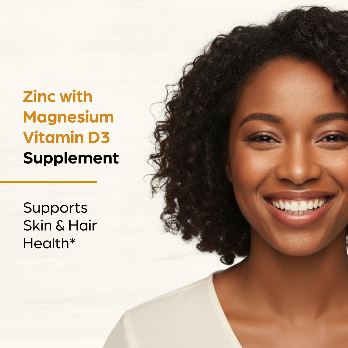 Zinc with Magnesium, Vitamin D3, Selenium & Biotin - 30 mg of Zinc - Capsules 120Ct