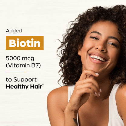 Zinc with Magnesium, Vitamin D3, Selenium & Biotin - 30 mg of Zinc - Capsules 120Ct