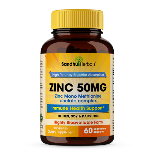 Zinc 50 mg Capsules 60 Ct